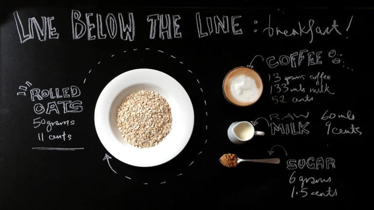 LIVE BELOW THE LINE 2013