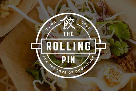 The Rolling Pin Dumpling truck Brand, Print and Web Design by Husk