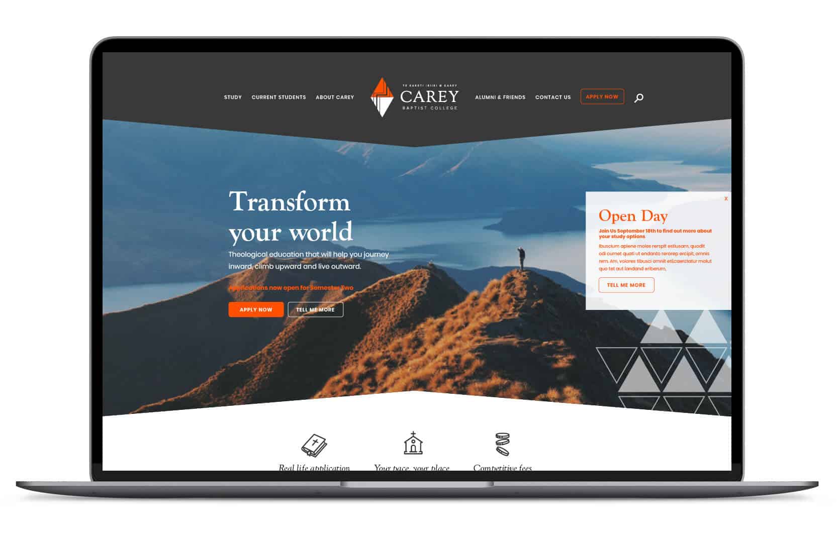 Carey Baptist College Website