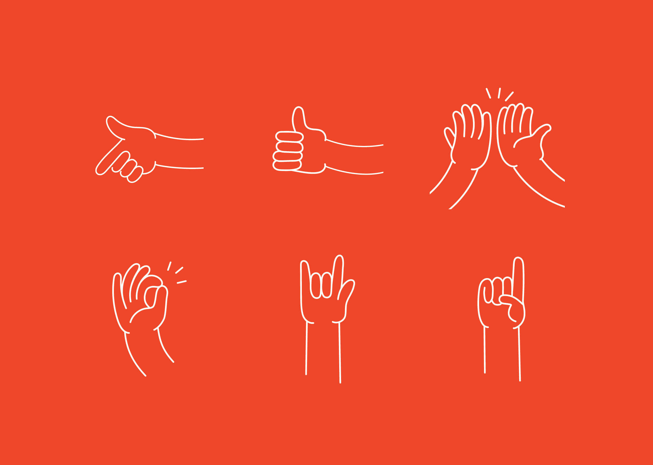 Rapt hand illustrations