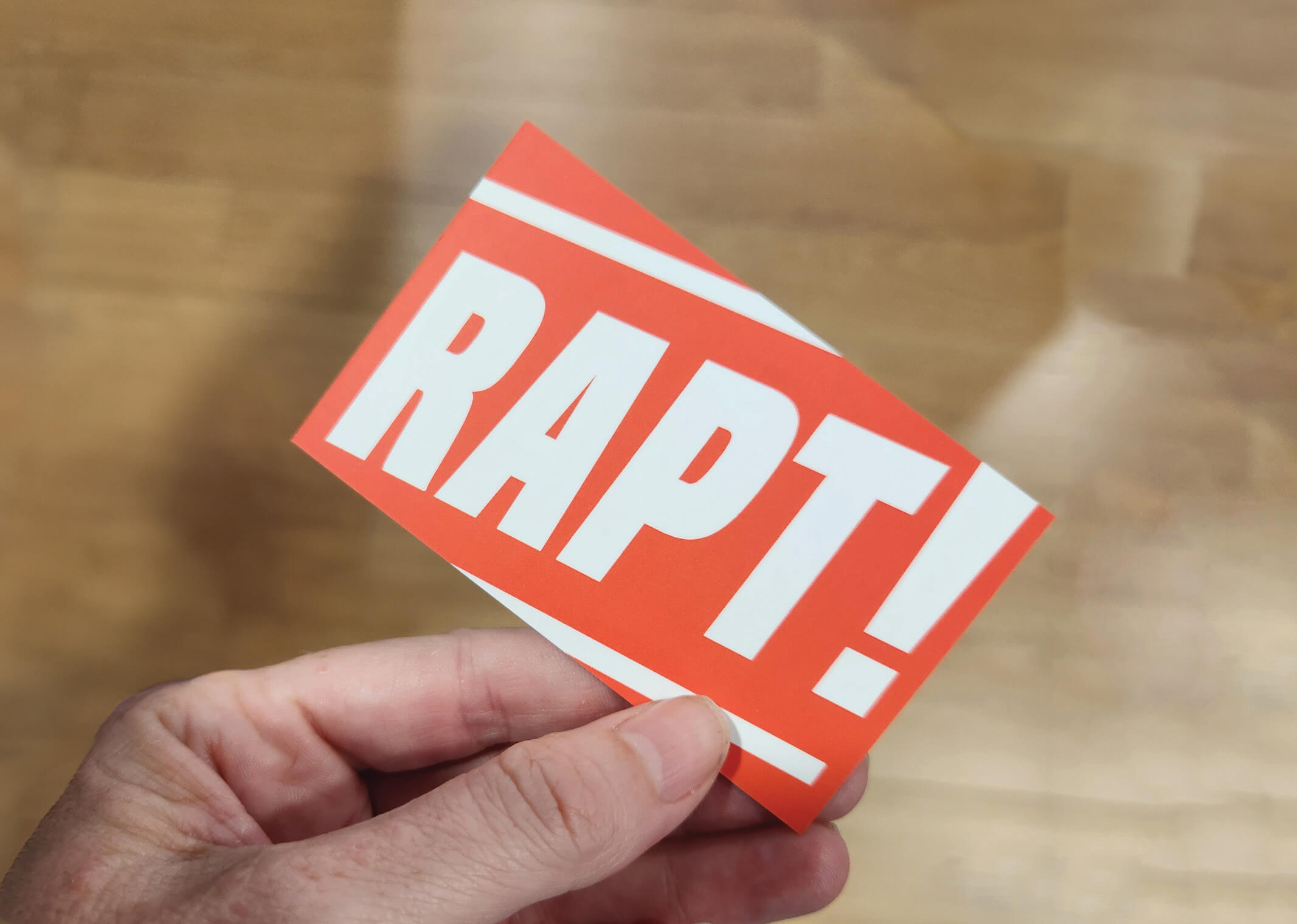 Rapt business card
