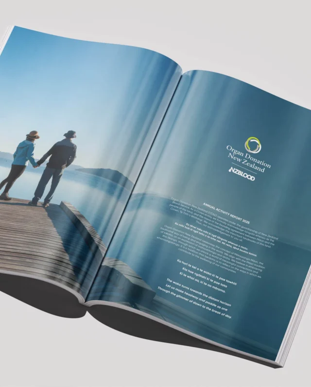We're proud to have partnered with Organ Donation New Zealand once again to bring their latest Annual Review to life.

It's always a privilege to help share the powerful stories behind organ donation and transplantation - stories of generosity, hope and lives changed.

A huge thank you to the ODNZ team for trusting us to help tell these important stories.
donor.co.nz
