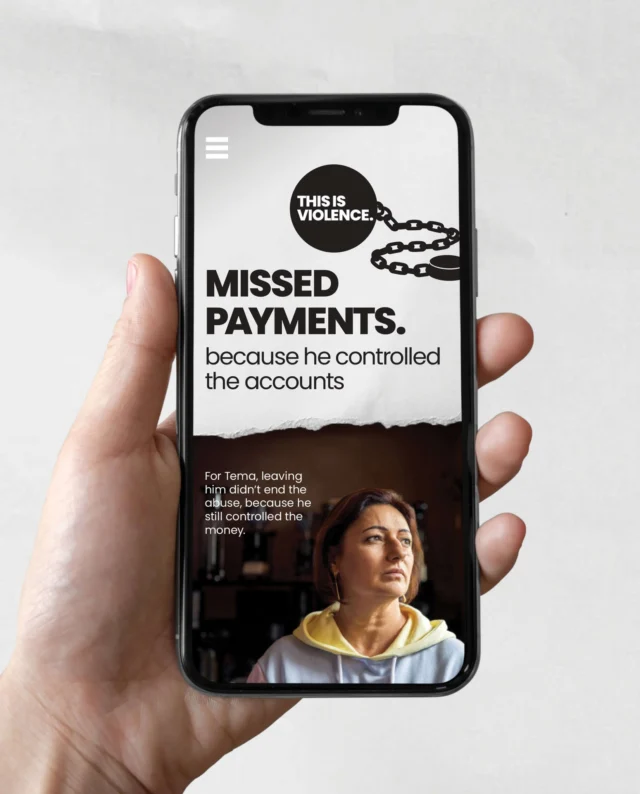 THIS IS VIOLENCE.
We’re both proud and humbled to have worked alongside @goodshepherdnz and their partner organisations to bring this important campaign in NZ to life.
@thisisviolencenz challenges the way we think about economic abuse - financial control, coerced debt, withheld payments and ruined credit aren’t simply financial hardship - they are forms of family violence. Good Shepherd are aiming to both educate NZers on this pervasive yet under the radar issue and persuade Government parties to act. Their bold, confronting and deliberately hard to ignore campaign reflects the lived reality of economic abuse and the impact that can continue long after a relationship ends.
Go sign the petition. thisisviolence.co.nz